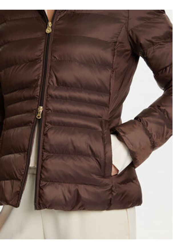 EA7 Emporio Armani Kurtka zimowa 7W000684 AF12475 U6063 Brązowy Slim Fit. Kolor: brązowy. Materiał: syntetyk. Sezon: zima