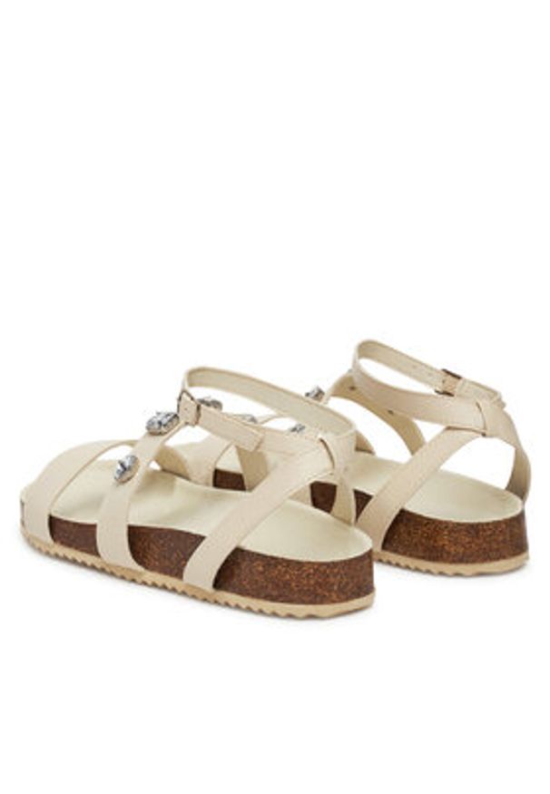 DeeZee Sandały XFL-Z1 Beżowy. Kolor: beżowy. Materiał: materiał