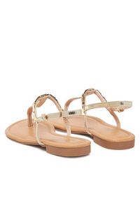 DeeZee Sandały E2141-1 Złoty. Kolor: złoty. Materiał: skóra #6