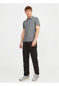 Jack & Jones - Jack&Jones Polo Paulos 12136668 Czarny Slim Fit. Typ kołnierza: polo. Kolor: czarny. Materiał: bawełna #3