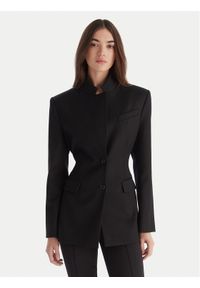 Pinko - PINKO Marynarka Fausta 106098 A306 Czarny Regular Fit. Kolor: czarny. Materiał: wełna #1