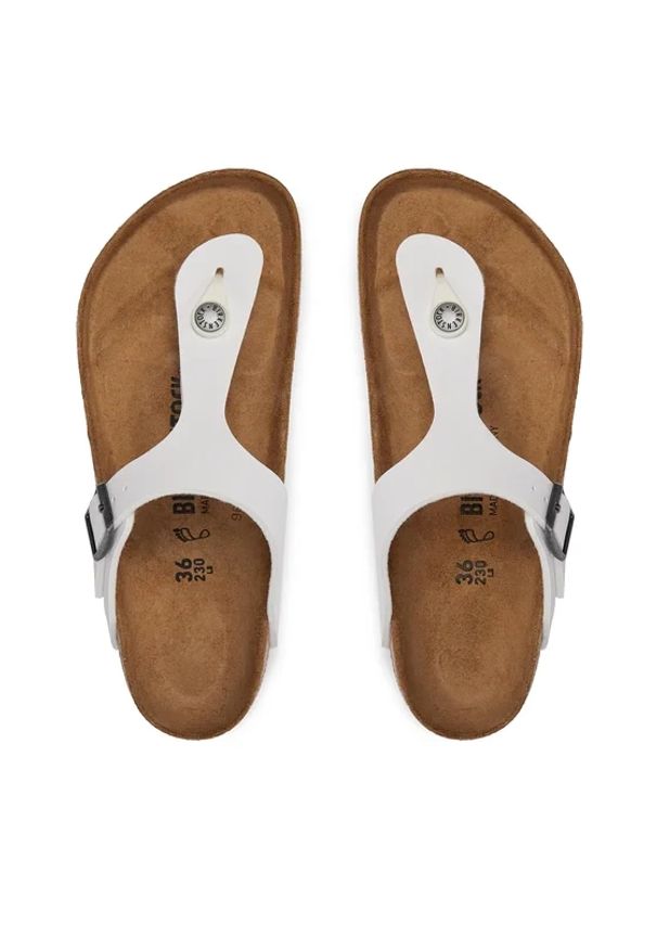 Japonki damskie Birkenstock Gizeh Birko-Flor. Kolor: biały