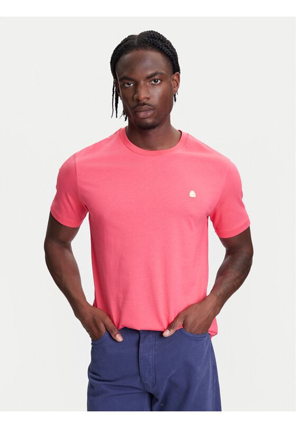 United Colors of Benetton - United Colors Of Benetton T-Shirt 3MI5J1AF7 Różowy Regular Fit. Kolor: różowy. Materiał: bawełna