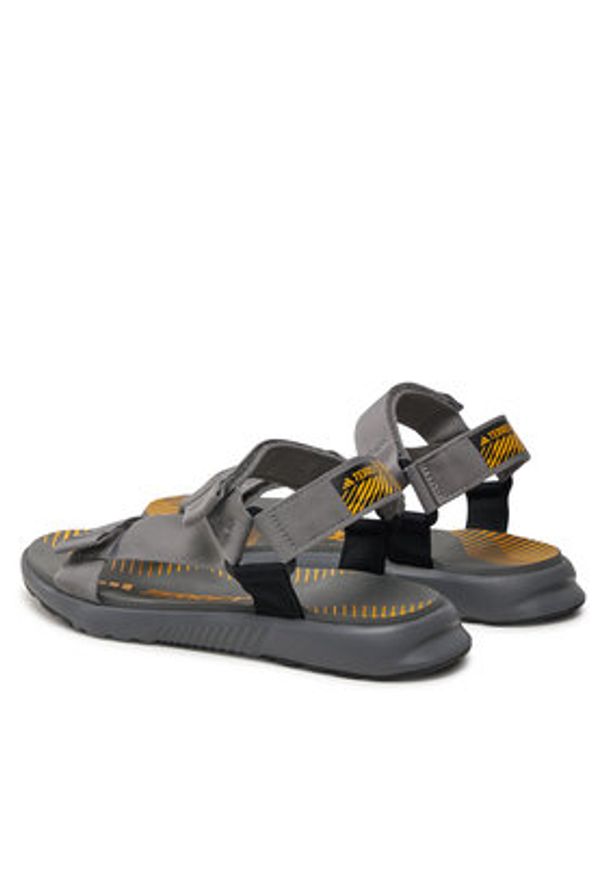 Adidas - adidas Sandały Terrex Hydroterra Light IF3103 Szary. Kolor: szary. Materiał: materiał