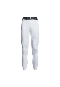 Legginsy męskie Under Armour HG Armour 3/4. Kolor: biały