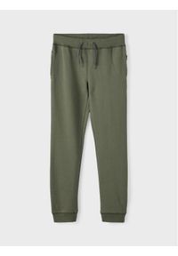 Name it - NAME IT Spodnie dresowe 13153665 Zielony Regular Fit. Kolor: zielony. Materiał: bawełna #1