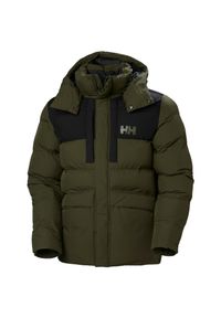 Kurtka puchowa Helly Hansen. Kolor: zielony. Materiał: puch. Sezon: zima #1