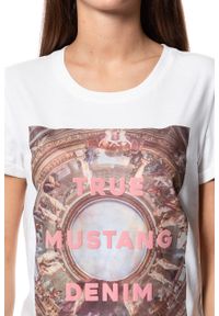 Mustang - MUSTANG T SHIRT DAMSKI Alina C Print 1009030 2020. Wzór: nadruk #2