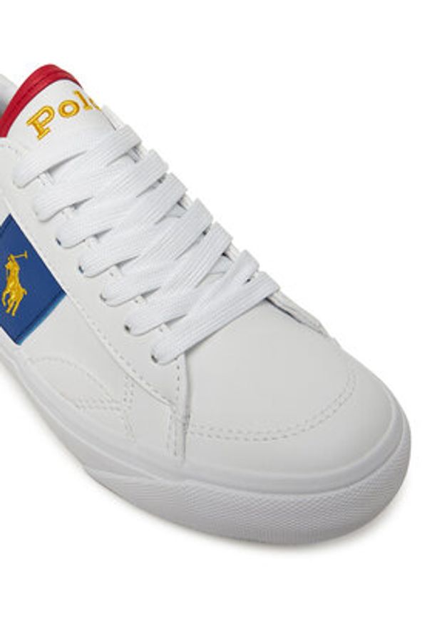 Polo Ralph Lauren Sneakersy Ryley RL02447102 Biały. Kolor: biały. Materiał: skóra