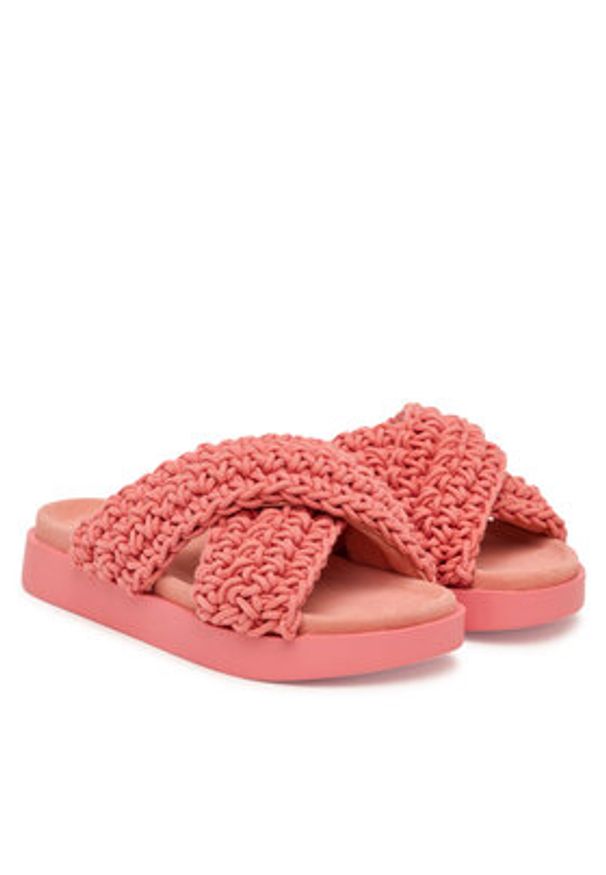 Inuikii Klapki Woven 1004.003.0062 Różowy. Kolor: różowy. Materiał: materiał