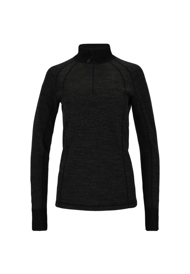 SCHÖFFEL - Bluza termoaktywna damska Whistler Candee Merino. Kolor: szary. Sezon: zima. Sport: narciarstwo