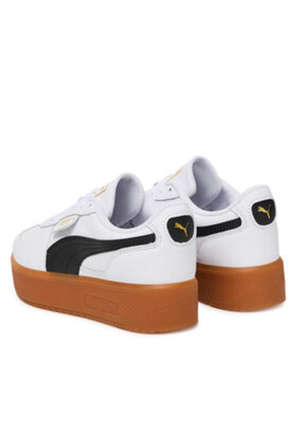 Puma Sneakersy Palermo Elevata Lth Wns 400461 02 Biały. Kolor: biały. Materiał: skóra