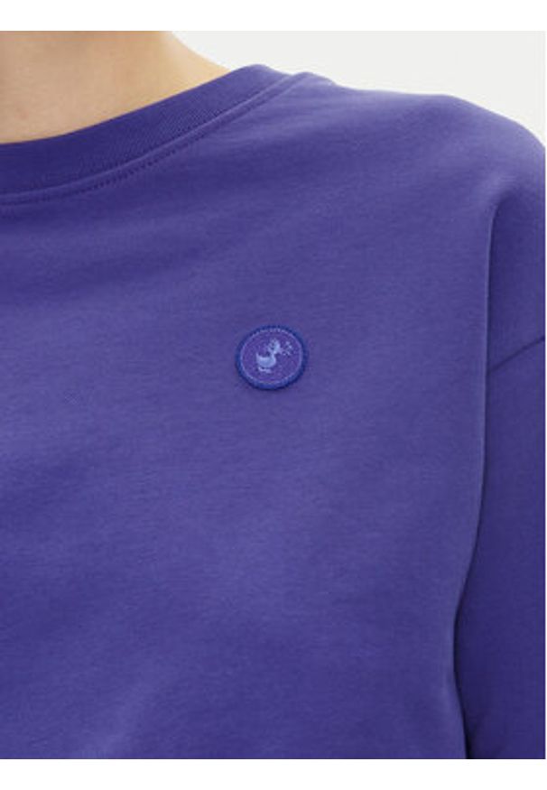 Save The Duck Bluza DF1180W CLEE20 Fioletowy Relaxed Fit. Kolor: fioletowy. Materiał: bawełna