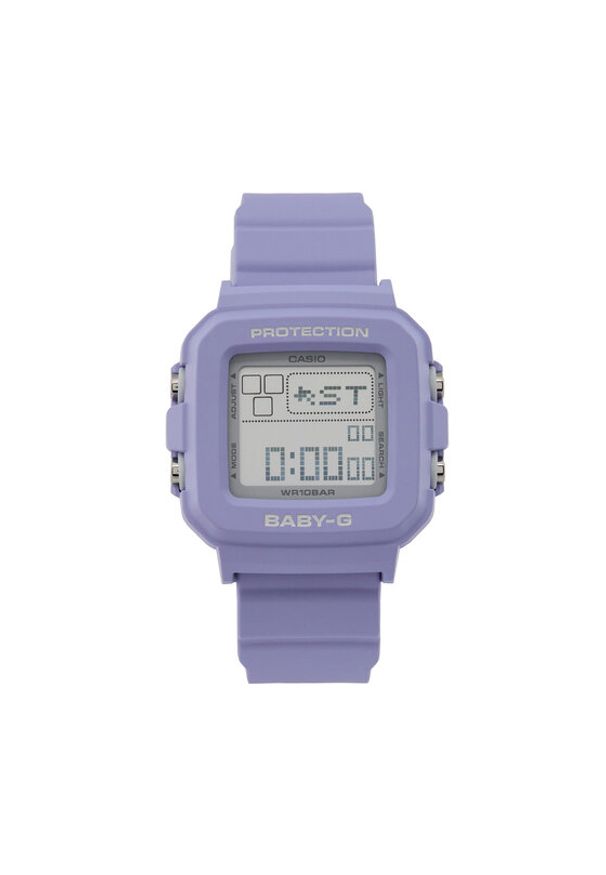 Baby-G Zegarek Baby-G BGD-10K-6ER Fioletowy. Kolor: fioletowy