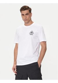 Hugo T-Shirt Dedico 50513828 Biały Regular Fit. Kolor: biały. Materiał: bawełna