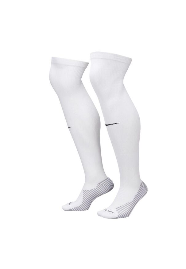 Nike - Podkolanówki Piłkarskie Strike Dla Kobiet. Kolor: biały. Sport: piłka nożna