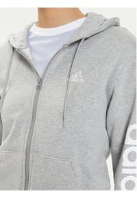 Adidas - adidas Bluza Essentials Linear IC6866 Szary Regular Fit. Kolor: szary. Materiał: bawełna #5
