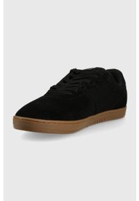 Etnies sneakersy zamszowe kolor czarny. Nosek buta: okrągły. Zapięcie: sznurówki. Kolor: czarny. Materiał: zamsz #3