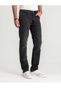 Mustang - Męskie Spodnie Jeansowe MUSTANG Tramper Straight Denim Black 1016083 4000 803 #6