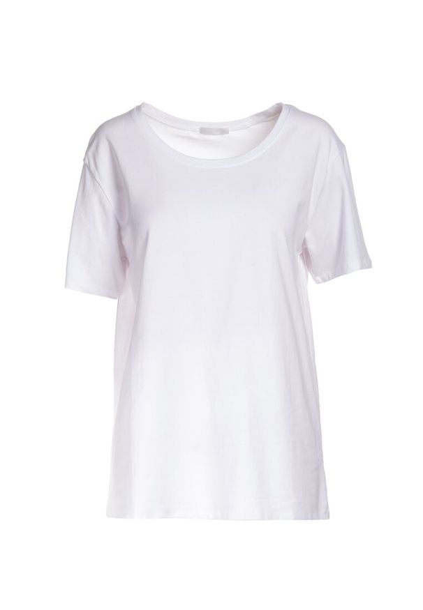 Born2be - Biały T-shirt Aetheriel. Kolor: biały. Materiał: dzianina. Długość rękawa: krótki rękaw. Długość: krótkie. Wzór: gładki. Styl: klasyczny, sportowy