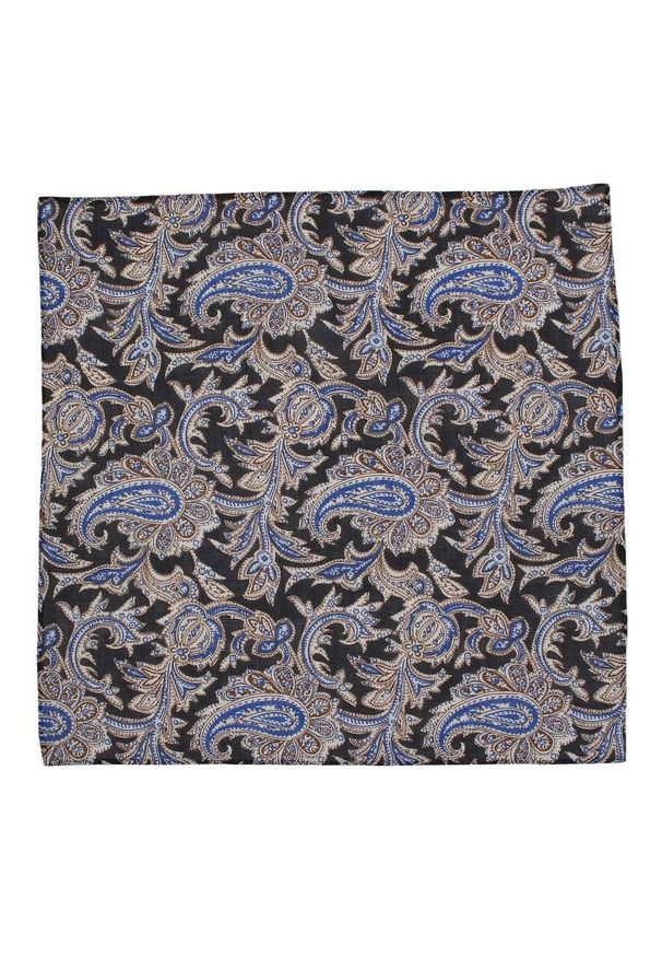 Niebieska poszetka His Story paisley