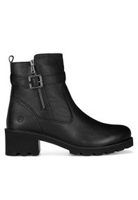 Remonte Botki D0A71-01 Czarny. Kolor: czarny. Materiał: skóra #1
