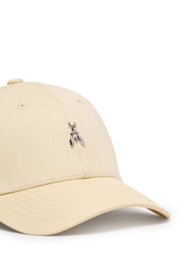 Patrizia Pepe Czapka z daszkiem 8F0109/AB01-W409 Beżowy. Kolor: beżowy. Materiał: bawełna