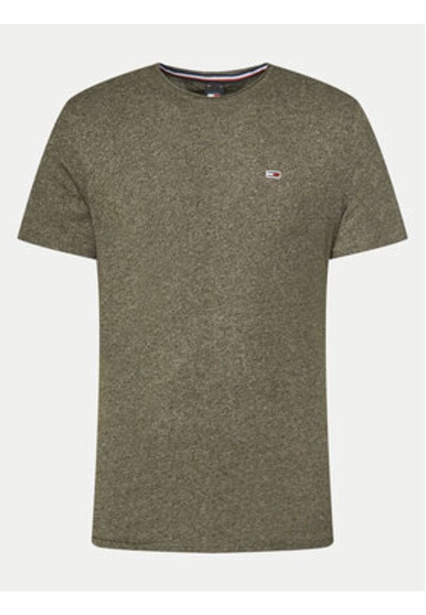 Tommy Jeans Komplet 2 t-shirtów Jaspe DM0DM19711 Kolorowy Slim Fit. Materiał: bawełna, syntetyk. Wzór: kolorowy
