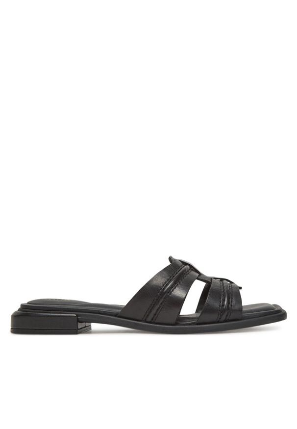 Clarks Klapki Ariany Mule 26181234 Czarny. Kolor: czarny. Materiał: skóra
