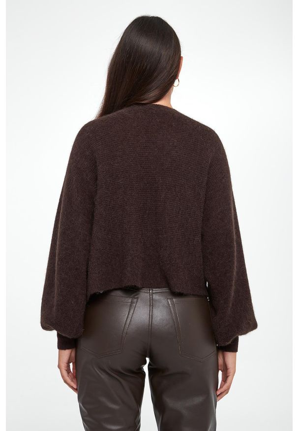 Marella Sport - Sweter damski wełniany Faraday MARELLA SPORT. Materiał: wełna. Styl: sportowy