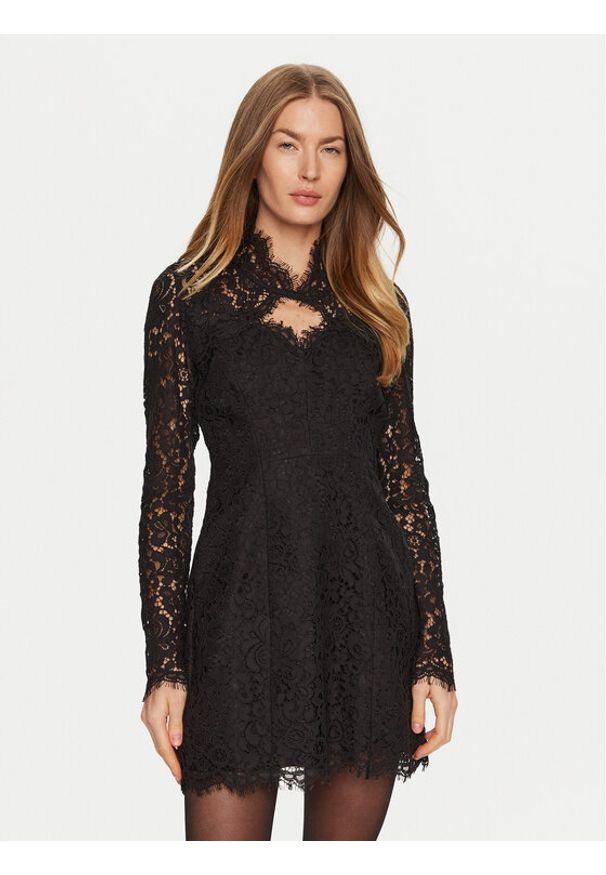 BARDOT - Bardot Sukienka koktajlowa 59615DB Czarny Slim Fit. Kolor: czarny. Materiał: bawełna, syntetyk. Styl: wizytowy