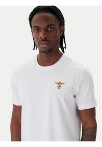 Aeronautica Militare T-Shirt 261TS1580UJ00372 Biały Regular Fit. Kolor: biały. Materiał: bawełna #3