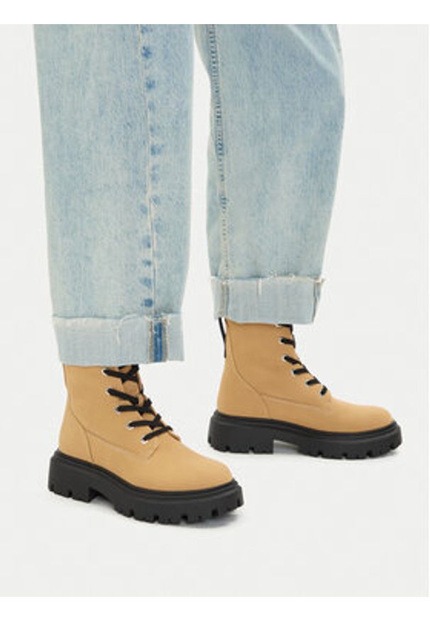 Jenny - JENNY Trzewiki CEO-R25AW09224 Brązowy. Kolor: brązowy. Materiał: materiał, syntetyk