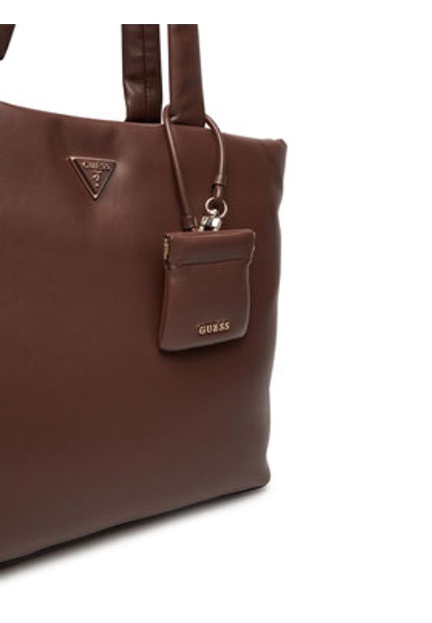 Guess Torebka Sunetra HWNG75 34230 Brązowy. Kolor: brązowy. Materiał: skórzane