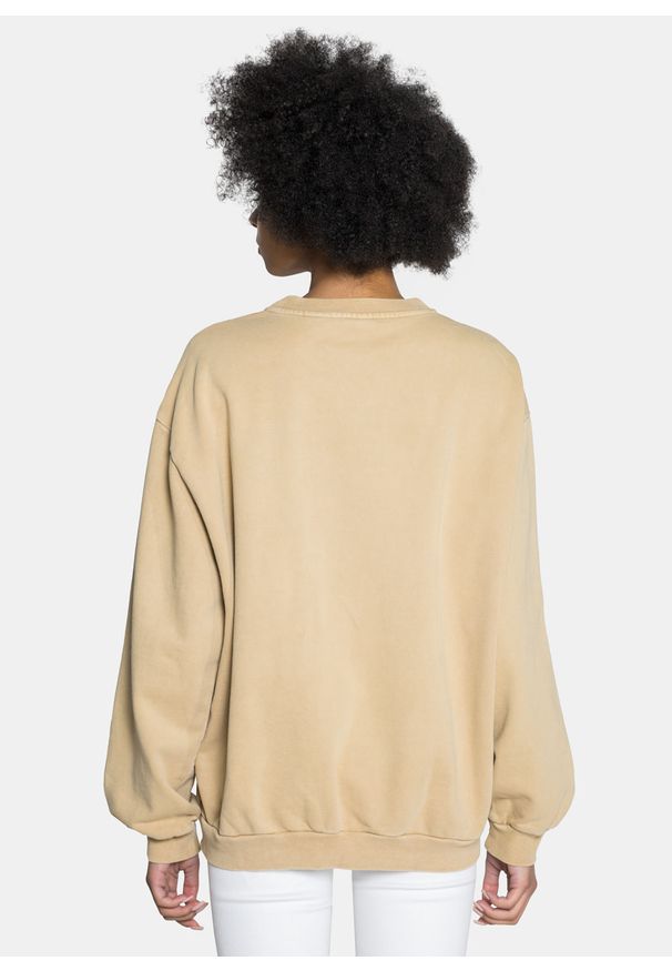 Levi's® - Bluza damska Levi's Melrose Slouchy Crew (32951-0002). Okazja: do pracy, na co dzień. Kolor: brązowy. Styl: casual, klasyczny