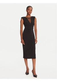 Rinascimento Sukienka koktajlowa CFC0020145002 Czarny Slim Fit. Kolor: czarny. Materiał: syntetyk. Styl: wizytowy #1