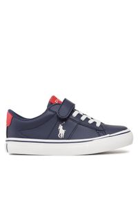 Polo Ralph Lauren Sneakersy RF104286 S Granatowy. Kolor: niebieski. Materiał: skóra #1
