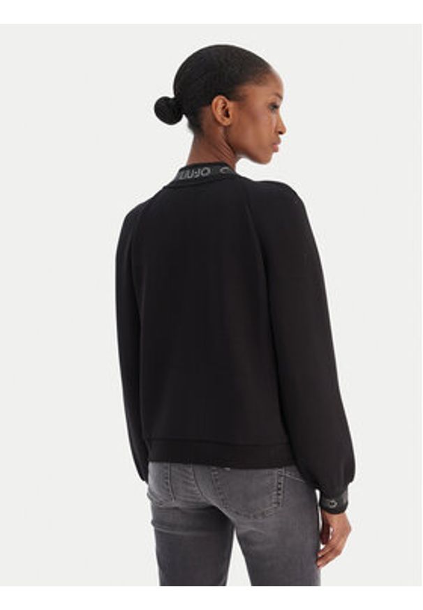 Liu Jo Sport Bluza TF5090 J4616 Czarny Regular Fit. Kolor: czarny. Materiał: syntetyk. Styl: sportowy