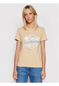 T-Shirt Lee. Kolor: brązowy, beżowy #1