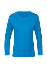 Koszulka damska Jako Run 2.0 manches longues. Kolor: niebieski. Długość rękawa: długi rękaw. Długość: długie. Sport: bieganie #1