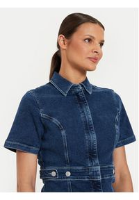 Tommy Jeans Sukienka jeansowa DW0DW18593 Niebieski Slim Fit. Kolor: niebieski. Materiał: bawełna #5