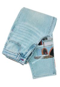 Desigual Jeansy Amalfi 26SWDD01 Kolorowy Tapered Fit. Wzór: kolorowy #2