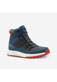 quechua - Buty turystyczne męskie Quechua SH500 Mid wodoodporne. Okazja: na co dzień, na spacer. Kolor: czerwony, wielokolorowy, niebieski. Materiał: materiał, futro. Szerokość cholewki: normalna. Sezon: zima. Sport: wspinaczka, turystyka piesza