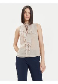 Rinascimento Bluzka CFC0118527003 Beżowy Regular Fit. Kolor: beżowy. Materiał: syntetyk