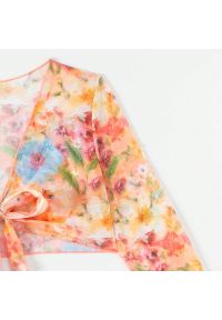 Intica - Zestaw plażowy damski z falbanami idealny na lato Belva. Kolor: wielokolorowy. Materiał: materiał #3