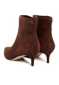 Lauren Ralph Lauren - LAUREN RALPH LAUREN Botki McKay 802967779004 Brązowy. Kolor: brązowy. Materiał: zamsz, skóra #4