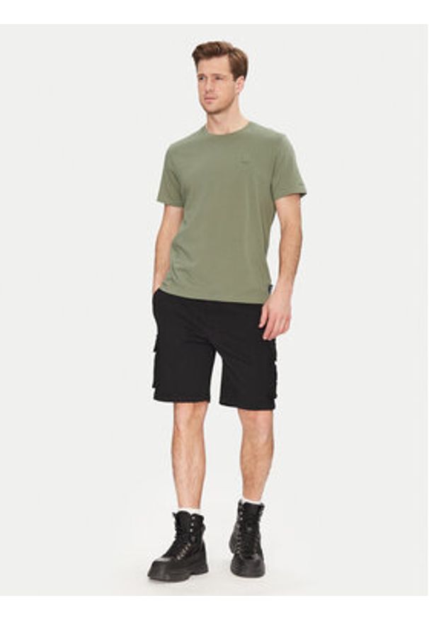 Moose Knuckles Szorty sportowe Hartsfield M14MR794 Czarny Regular Fit. Kolor: czarny. Materiał: bawełna. Styl: sportowy