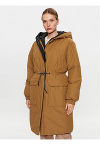 Didriksons Płaszcz zimowy Anna 504259 Brązowy Regular Fit. Kolor: brązowy. Materiał: syntetyk. Sezon: zima
