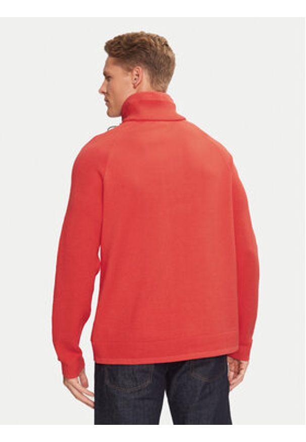 BOSS - Boss Sweter Zartic 50523167 Czerwony Regular Fit. Kolor: czerwony. Materiał: wiskoza