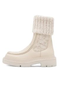 Badura Botki OVAR-23AW111 Beżowy. Kolor: beżowy. Materiał: skóra #6